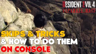 Console Skips and Tricks + How to Do Them - RE4 Remake Separate Ways DLC