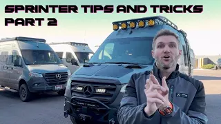 Sprinter Van Tips and Tricks Part 2