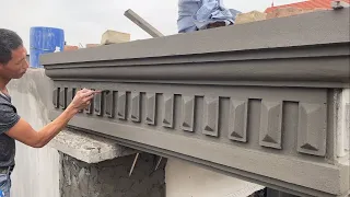 Amazing Techniques Construction Rendering Sand & Cement On The Concrete - House Decoration