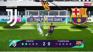 PES 2021- Penalty Shootout - C.RONALDO VS MESSI  / Juventus vs Barcelona | Gameplay PC