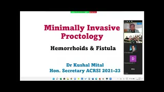 Dr Kushal Mital | Minimally Invasive Surgery in Hemorrhoids & Fistula IAGES at Ranchi