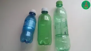Plastic Bottle, Recycle @ DIY. Handicraft w / Recycling.