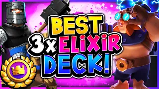 15 WINS ALL REWARDS! BEST TRIPLE ELIXIR GLOBAL TOURNEY DECK! - CLASH ROYALE