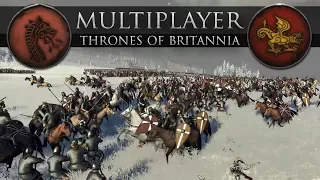 Normans vs Anglo Saxons (Total War Sage: Thrones of Britannia Online Battle #291)