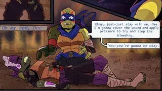 Donnie’s death.. ||ROTTMNT Comic Dub|| (Please check description)