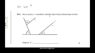 Riješena Državna matura Matematika A razina 2021.ljeto  zadatak 20. 2)