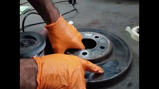 How To Resurface Brake Rotor the Cheap Way with Grit Flap Disc