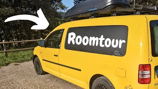 The Ultimate Microcamper | VW Caddy Roomtour |  DIY