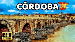 🇪🇦[4K] CÓRDOBA Historical City Centre Walking Tour | Great Mosque's Gardens | Spain, Andalusia