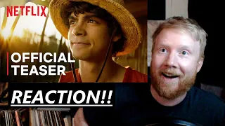 ONE PIECE | Official Trailer REACTION!! Netflix | MANGA