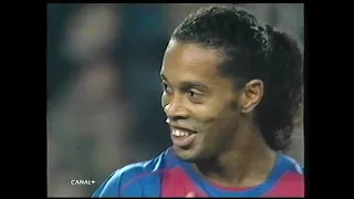 FC Barcelona: 3 - Racing de Santander: 0 (Jornada: 20 - 2004/05)