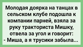 Доярка на Танцах Отвела за Угол Тракториста и Раскрыла ему Секрет! Сборник Свежих Смешных Анекдотов!