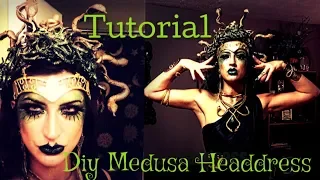 DIY Medusa Headdress Tutorial | Halloween Costume