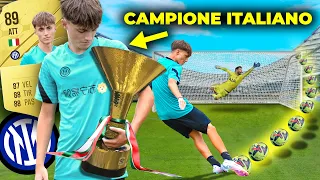 ⚽️Ho sfidato il CAMPIONE di ITALIA dell'INTER di 15 ANNI  (talento FORTISSIMO) - Football Challenge