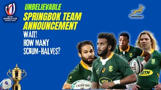 Unbelievable! Springboks Pick FOUR Scrum Halves!