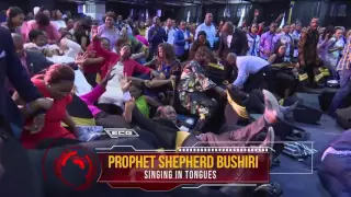 Prophet Shepherd Bushiri Singing In Tongues and Demonstrating God's Power