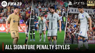 FIFA 23 | All Signature Penalty Styles | PS5™ 4K 60FPS