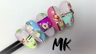 Дизайн ногтей со слайдерами