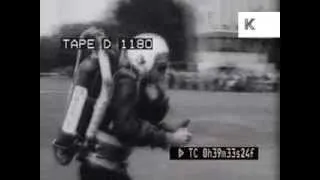 1950s Rocket Pack, Flying Man, Technological Innovation