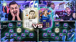 FIFA 22: ICON HAGI vs FUTURE STAR HAGI Squad Builder BATTLE ☠️☠️