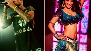 Sunny Leone  Perform With Justin Bieber In The concert