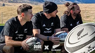 When Dude Perfect met the All Blacks & Black Ferns 🤝
