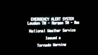 EAS Tornado Warning during the Super Tornado Outbreak on April 27, 2011