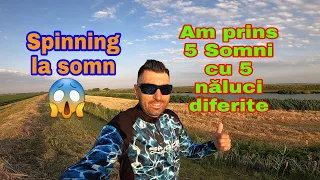 Am prins 5 Somni cu 5 Naluci diferite.Spinning la Somn pe Rau Salbatic