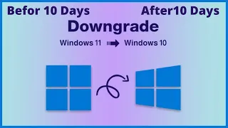 How to Go back to Windows10 from Windows 11 after 10 Days | Downgrade windows 11 to windows 10