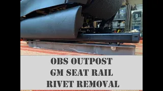 OBS Chevy Seat Swap - GM Seat Rail Rivet Removal FAST!!!