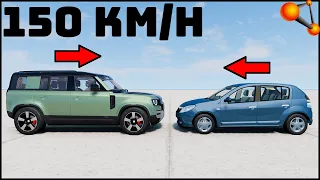 SUV vs HATCHBACK! 150 Km/H CRASH TEST! - BeamNg Drive