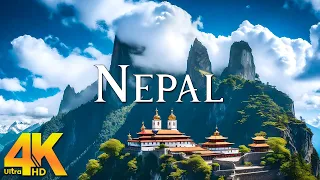 Nepal 4K UHD 🌿  Scenic Relaxation Film With Calming Music 🌿 4K VIDEO UHD