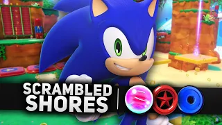 Sonic Dream Team - Scrambled Shores - All Red Star Rings, Blue Coins & Dream Orbs Locations