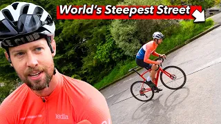 Cycling up the World’s Steepest Street (New Zealand)