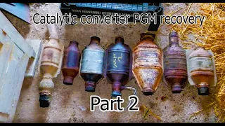 Catalytic Converter Platinum/Palladium Recovery, Part 2