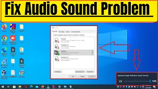 How to fix Audio Not Working Windows Error Problem | how to solve sound problem of windows10