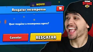 ACORDEI com UM PRESENTE *INCRÍVEL* na MINHA CONTA do BRAWL STARS! 🔥😍