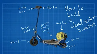 How to build a 50 mph weed-eater scooter!