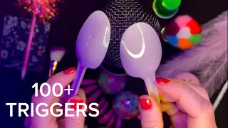 ASMR +100 satisfying triggers for sleep (No talking) - 100 Abospecial