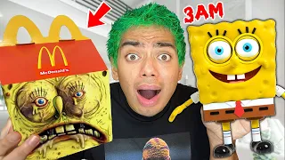 DO NOT ORDER SPONGEBOB.EXE HAPPY MEAL FROM MCDONALDS AT 3 AM!! (SCARY)