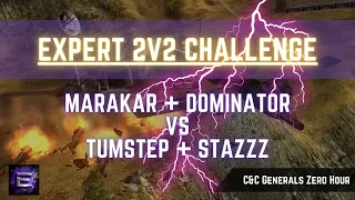 Marakar + DoMiNaToR vs Tumstep + StaZzz | The Rematch - 2v2 $70 Sponsored Challenge | C&C Zero Hour