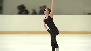 Alina Zagitova European Champs 2018 SP before WU