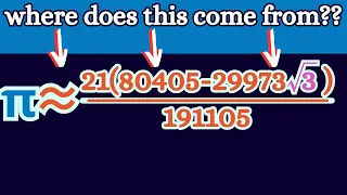 an amazing and mysterious approximation for pi!