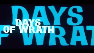 Days of Wrath (I giorni dell'ira) English trailer designed by Iginio Lardani