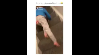 Kid running while farting is very funny