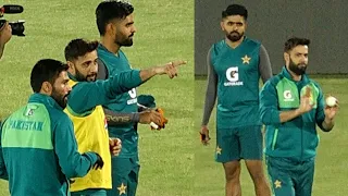 Babar, Imad & Amir together practice at pindi stadium | PAKvNZ Practice Session