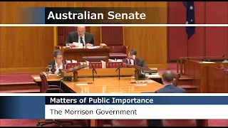 Senate Matters of Public Importance - Morrison Government