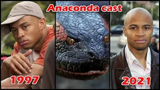 ANACONDA CAST THEN AND NOW 1997 AND 2021