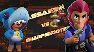 Brawl stars. Leon vs Colt. Showdown. Short gameplay.