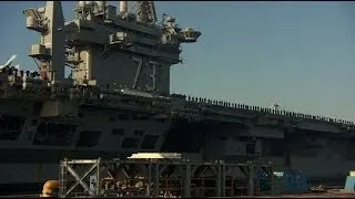 BIGGEST WARSHIP IN THE WORLD - USS GEORGE WASHINGTON - BBC NEWS